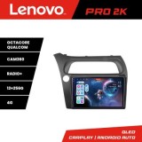 Navigatie Honda Civic Hatchback 2006-2012 Lenovo Kit-hatchback 8 core QLED 2K 12+256 360 Android Waze USB Navigatie Internet Youtube Radio CarStore Te