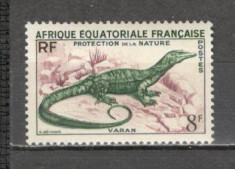 Africa Ecuatoriala.1955 Protejarea naturii-Animale SA.45 foto