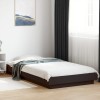 Gossi cadru de pat cu lumini led, negru, 90x190 cm, lemn prelucrat