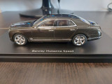 Macheta BENTLEY MULSANNE SPEED 2014 - Kyosho, scara 1/43, noua.