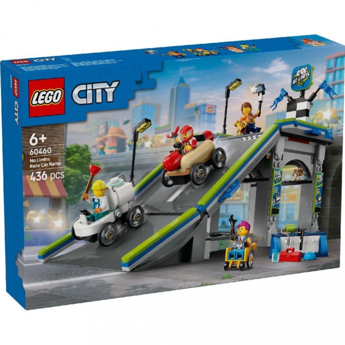 LEGO CITY FARA LIMITE: RAMPA PENTRU CURSE DE MASINI 60460 SuperHeroes ToysZone