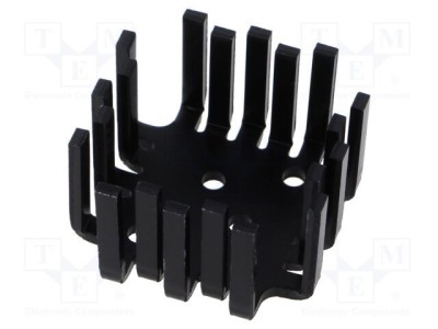 Radiator extrudat U TO3 negru SEIFERT ELECTRONIC L: 46mm W: 46mm H: 25,4mm 6&amp;deg;C/W foto