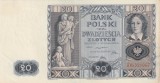 Polonia_20 zloti 1936_foarte frumoasa_contesa Emilia Plater_BN4321067