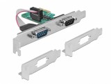 PCI Express la 2 x RS-232 serial, Delock 89918