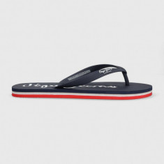 Pepe Jeans slapi BAY BEACH barbati, culoarea albastru marin, PMS70128