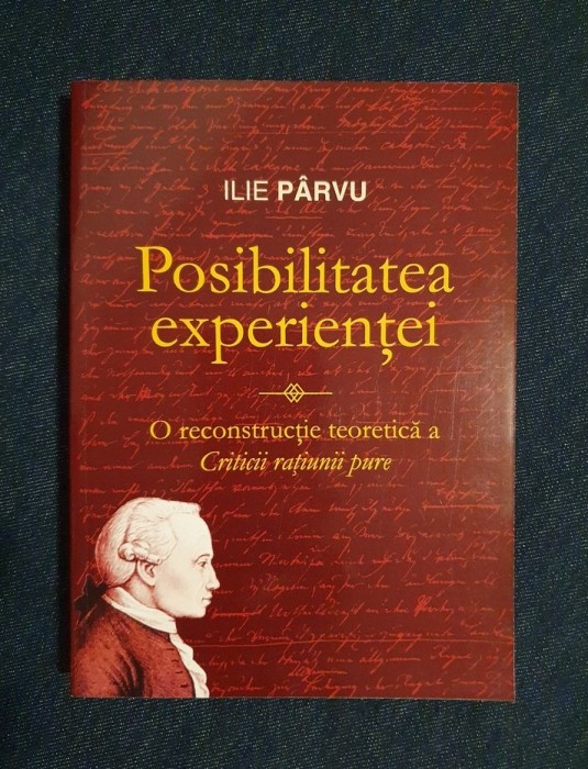 Posibilitatea experientei. O reconstructie teoretica a Criticii ratiunii pure &ndash; Ilie Parvu