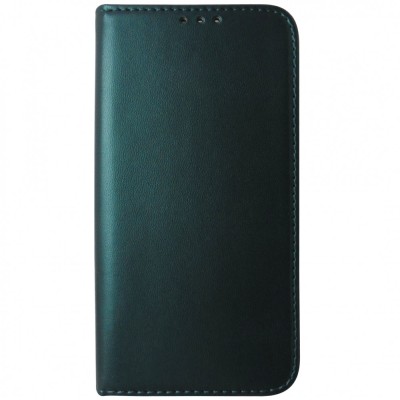 Husa tip carte cu stand Smart Magnetic verde inchis pentru Samsung Galaxy S25 foto