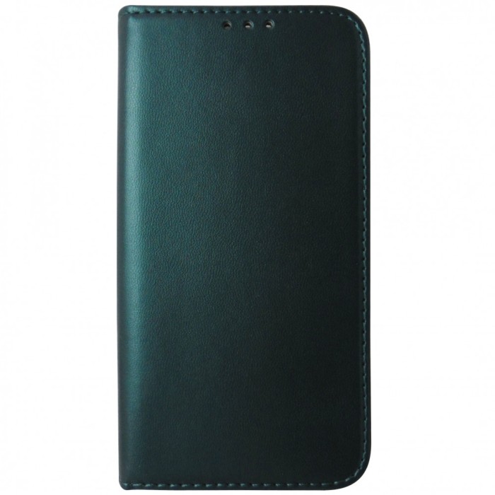 Husa tip carte cu stand Smart Magnetic verde inchis pentru Samsung Galaxy S25