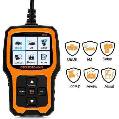 Tester Auto Scanner Diagnoza obd2 Testare Senzor o2 ecran TFT 2.4 inch foto