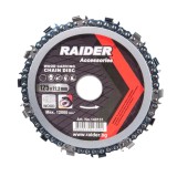 Disc circular pentru lemn 125x22,2 mm cu lant tip drujba Raider