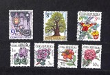 Lot 7 Timbre Vechi Cehia - Flora Flori, Copac Secular Stejar, Paste -A444