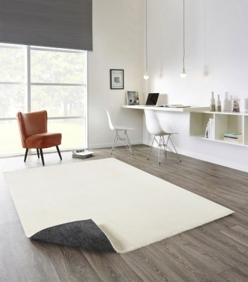 Covor Belgian Sky din Microfibra, Lavabil, Fir moale, Crem - 200x290 cm foto