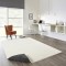 Covor Belgian Sky din Microfibra, Lavabil, Fir moale, Crem - 80x150 cm