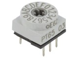 &Icirc;ntrerupător Codificare HEX/BCD 16 Poz THT 80m&Omega;