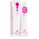 Kallos KJMN Professional Cream Hair Colour Keratin &amp; Argan Oil culoare par cu keratina si ulei de argan culoare Light Brown 5.0 100 ml