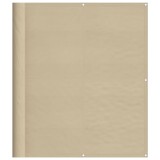 Cumpara ieftin Paravan de balcon, bej, 120x1000 cm, 100% poliester oxford