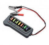 Tester pentru alternator si baterie auto cu indicator LED, 12V-24V, Oem