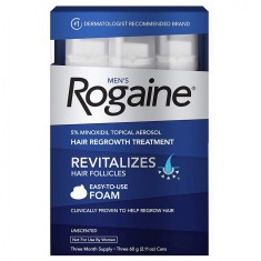 Spuma 3 Luni, Rogaine, Minoxidil, 5%, Tratament Impotriva Caderii Parului, 3x 60ml foto