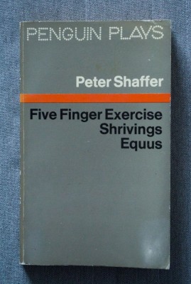 Peter Shaffer - Five Finger Exercise. Shrivings. Equus foto