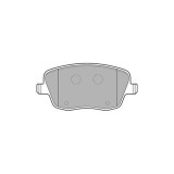 Set placute frana Delphi LP1728, parte montare : Punte Fata