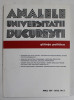 ANALELE UNIVERSITATII BUCURESTI , STIINTE POLITICE , ANUL XIV , NR. 2 , 2012