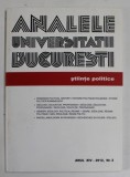 ANALELE UNIVERSITATII BUCURESTI , STIINTE POLITICE , ANUL XIV , NR. 2 , 2012