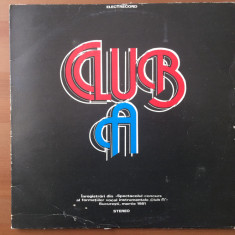 club A 1981 disc vinyl lp selectii muzica rock progresiv jazz ST EDE 01912 VG+