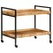 vidaXL Cărucior de bucătărie 80x55x70 cm lemn masiv de mango brut 358510