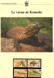 Indonezia 2000 - Dragonul de Komodo,set WWF, 6 poze, MNH (vezi descrierea)