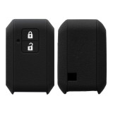 Husa Cheie Auto pentru Suzuki - 2 Butoane - Keyless Go, Silicon, Negru, 46799.01, Kwmobile