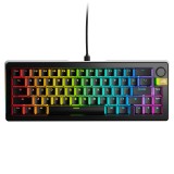 Glorious Tastatura mecanica GMMK 3 PRO HE 65% Prebuilt, USB-C, Fox HE Switches, US layout, 66 taste, Negru &quot;GLO-KB-GMMK3-PRO-65-PB-HE-W-BLK-US&quot; (timbr