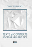 Texte si contexte. Abordari hermeneutice | Dorin Stefanescu