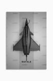 21mxm_aircrafts_004|Frameless Wall Poster, Fighter Jet Top View, Aviation Art, Canvas, 2025 Aviation Collection | A3 (29.7 x 42 cm) - 21mxm_aircrafts_