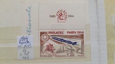 1964 France YT=1422 Zf c.set 1 val MH