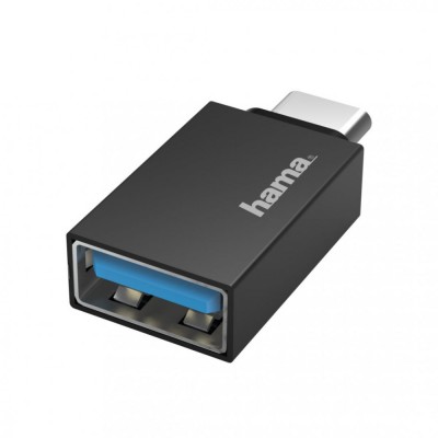 Adaptor USB Type-C, Hama, Negru foto