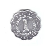 Moneda Belize 1 cent 1980, stare foarte buna, curata