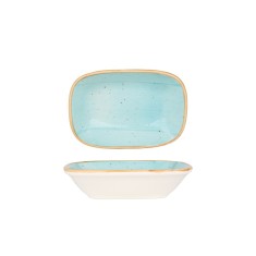 Bonna Placa de service - Aqua - Por&Aring;&pound;elan - 14x10 cm - set de 2