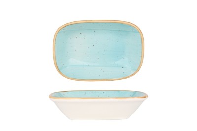 Bonna Placa de service - Aqua - Por&amp;Aring;&amp;pound;elan - 14x10 cm - set de 2 foto