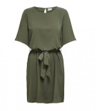 Cumpara ieftin Rochie dama JACQUELINE de YONG Jdyamanda, maneci 2 4, kaki, marime 40 - OUTLET