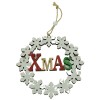 Ornament de brad xmas, flippy, multicolor, lemn, 12 cm