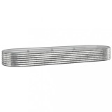 Cumpara ieftin Strat inaltat gradina 322x100x36 cm otel galvanizat