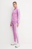 Adidas trening Essentials femei, culoarea violet, IX1098