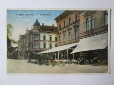 Carte postala Brasov-Cafeneaua Transylvania,circulata 1931 foto
