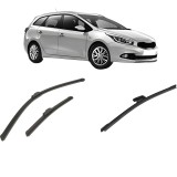 Cumpara ieftin Set 3 stergatoare KIA CEE'D Sportswagon (JD) 2012-2018, pentru parbriz si luneta, Bosch Aerotwin AR654S + A311H