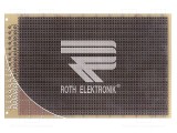 Placă universală singură faţă ROTH ELEKTRONIK GMBH, prototip W: 100mm, L: 160mm