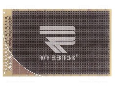 Placă universală singură faţă ROTH ELEKTRONIK GMBH, prototip W: 100mm, L: 160mm