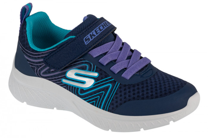 Pantofi pentru adidași Skechers Microspec Plus - Swirl Sweet 303535L-NVMT albastru marin