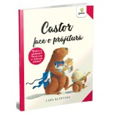 Castor face o prajitura/ Castor