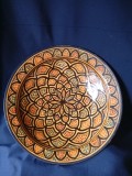 Platou ceramic , farfurie mare, fructiera tribală orientală Maroc
