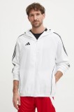 adidas Performance geaca sport Tiro 24 culoarea alb, de tranzitie, IM8808